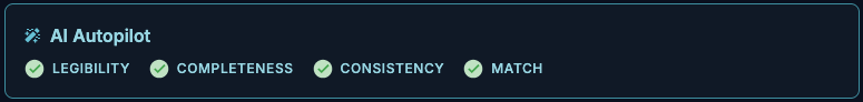 AI Autopilot verification checks